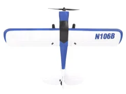 EZ-Wings EZ-020Mini Cub 450mm, 2.4GHz RTF, blau inkl. 2x LiPo 3.7V 400mAh & USB Ladegerät