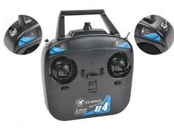 EZ-Wings EZ-021Mini Cub 450mm, 2.4GHz RTF, gelb inkl. 2x LiPo 3.7V 400mAh & USB Ladegerät