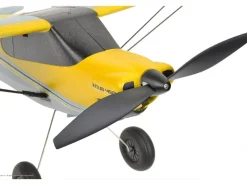 EZ-Wings EZ-021Mini Cub 450mm, 2.4GHz RTF, gelb inkl. 2x LiPo 3.7V 400mAh & USB Ladegerät