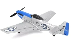 EZ-Wings EZ-029Mini P-51 Mustang 450mm, 2.4GHz RTF inkl. 2x LiPo 3.7V 400mAh & USB Ladegerät