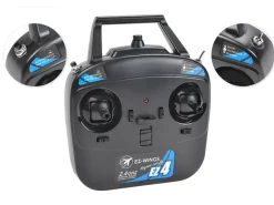 EZ-Wings EZ-029Mini P-51 Mustang 450mm, 2.4GHz RTF inkl. 2x LiPo 3.7V 400mAh & USB Ladegerät