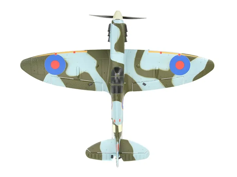 EZ-Wings EZ-026Mini Spitfire MK II 450mm, 2.4GHz RTF inkl. 2x LiPo 3.7V 400mAh & USB Ladegerät