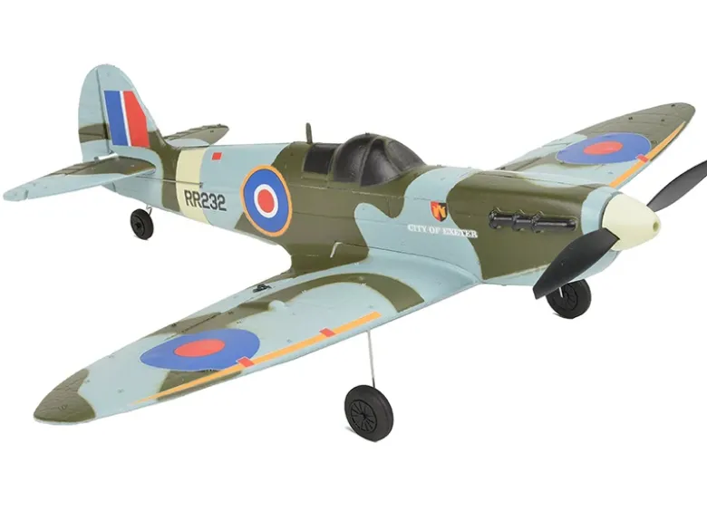 EZ-Wings EZ-026Mini Spitfire MK II 450mm, 2.4GHz RTF inkl. 2x LiPo 3.7V 400mAh & USB Ladegerät
