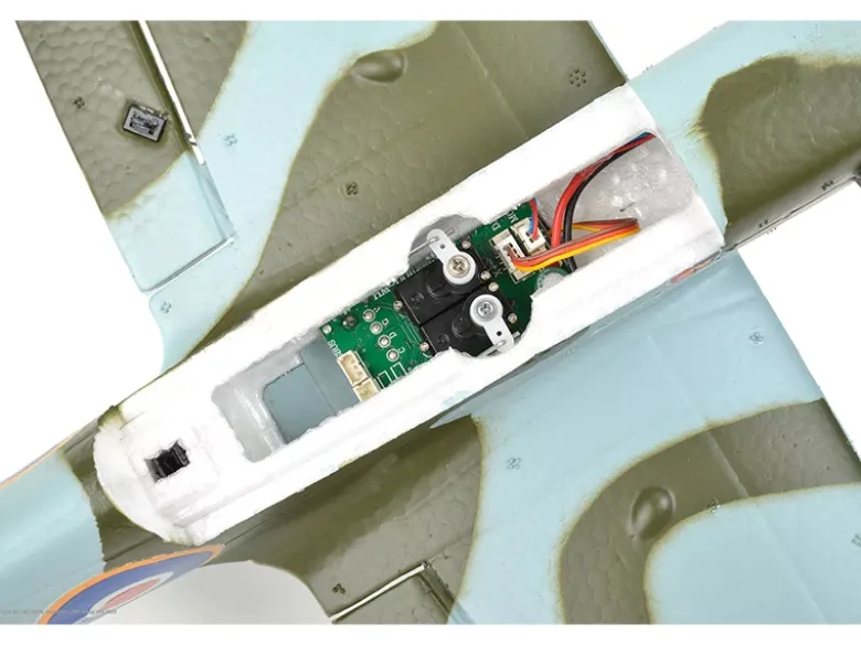 EZ-Wings EZ-026Mini Spitfire MK II 450mm, 2.4GHz RTF inkl. 2x LiPo 3.7V 400mAh & USB Ladegerät