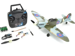EZ-Wings EZ-026Mini Spitfire MK II 450mm, 2.4GHz RTF inkl. 2x LiPo 3.7V 400mAh & USB Ladegerät