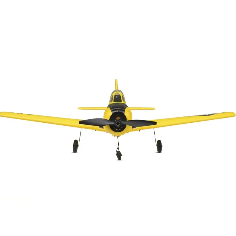 EZ-Wings EZ-038North American T-28 Trojan 450mm, 2.4GHz RTF - gelb inkl. 2x LiPo 3.7V 400mAh & USB Ladegerät