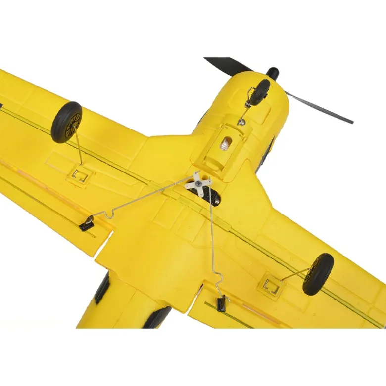 EZ-Wings EZ-038North American T-28 Trojan 450mm, 2.4GHz RTF - gelb inkl. 2x LiPo 3.7V 400mAh & USB Ladegerät