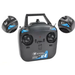 EZ-Wings EZ-038North American T-28 Trojan 450mm, 2.4GHz RTF - gelb inkl. 2x LiPo 3.7V 400mAh & USB Ladegerät
