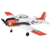 EZ-Wings EZ-039North American T-28 Trojan 450mm, 2.4GHz RTF - weiß/rot inkl. 2x LiPo 3.7V 400mAh & USB Ladegerät