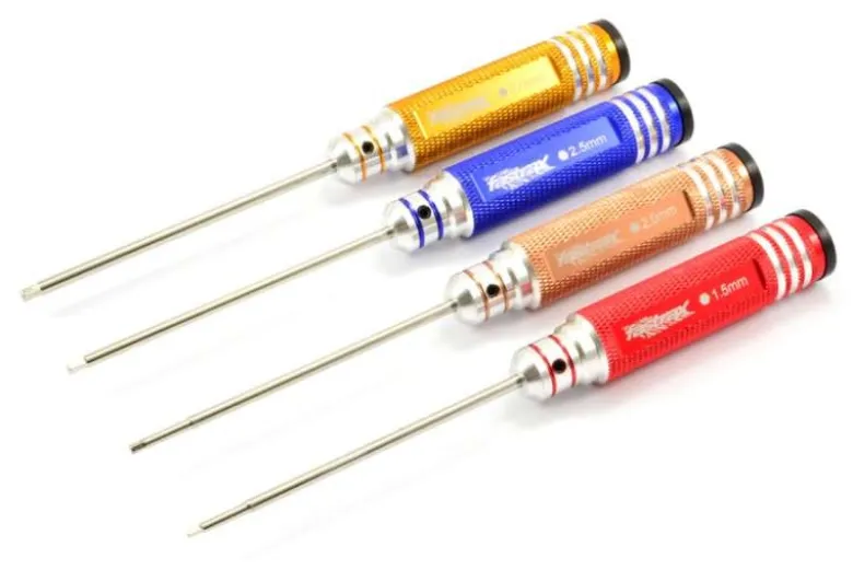Fastrax FAST617Gehärteter Sechskantschlüssel-Satz - 1,5mm/2mm/2,5mm/3mm