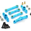 Fastrax FTTA015BAluminium Lenkung blau für Tamiya TT-02