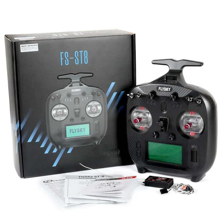 Flysky FS005FS-ST8 8-Kanal Sender mit Empfänger EU-Version mit deutscher Schnellanleitung