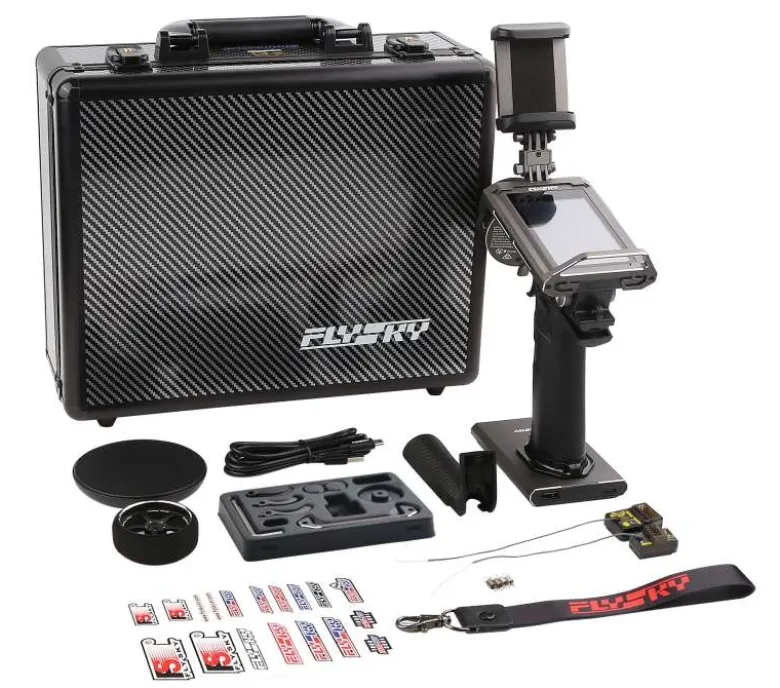 Flysky FS001PNoble NB4-Pro+ Fernsteuerung 2.4GHz mit 2 Empfängern+Koffer