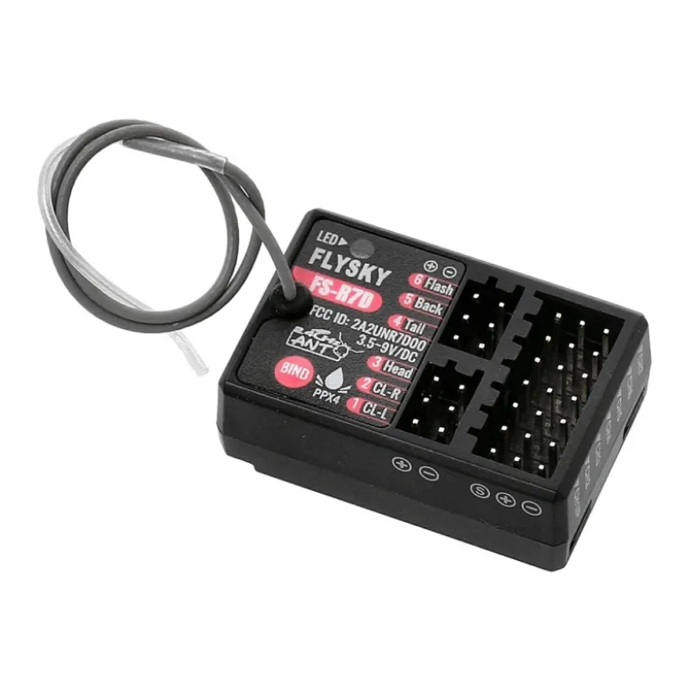 Flysky FS026R7D ANT Empfänger mit LED Kontroller 7 Kanal