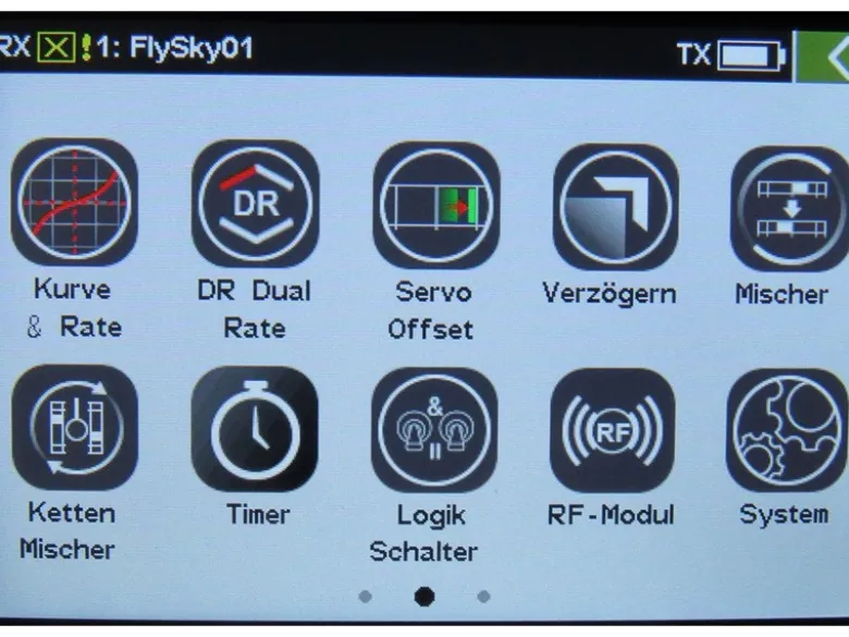 Flysky 4100618-Kanal Paladin PL18 EV 4D Standardversion DE