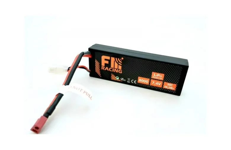 Fm-electrics FM_7,4_8000HLLiPo Akku 2S 8000mAh 50C 7,4V Hardcase mit T-Stecker