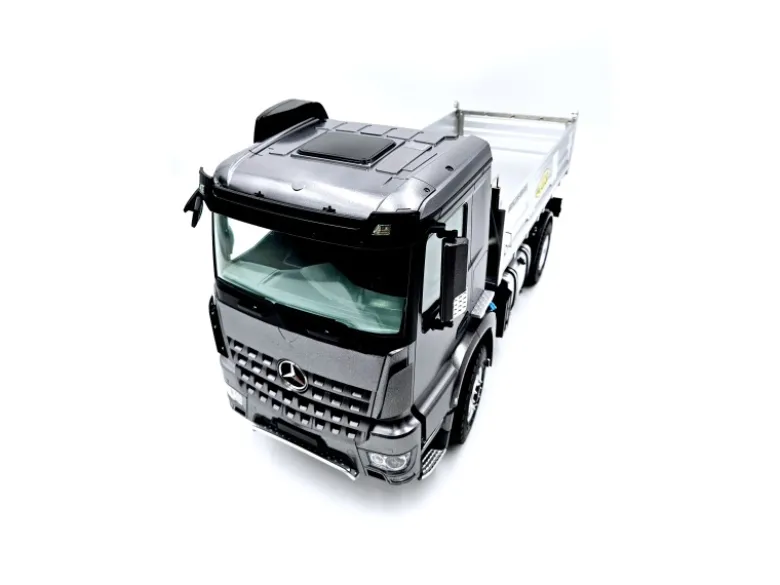 Fm-electrics FM_EMBA4x4K-grMercedes-Benz Arocs 4x4 Kipper LKW 1:14 RTR Metall, elektro anthrazit