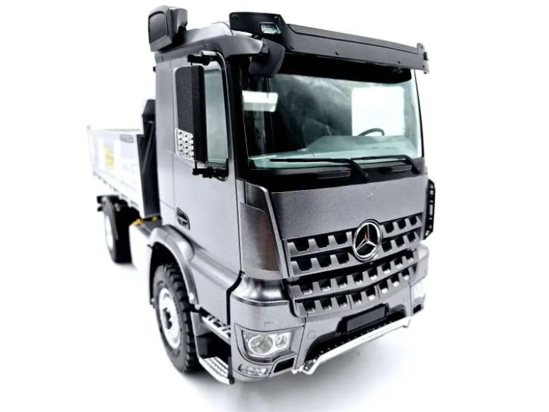 Fm-electrics FM_EMBA4x4K-grMercedes-Benz Arocs 4x4 Kipper LKW 1:14 RTR Metall, elektro anthrazit