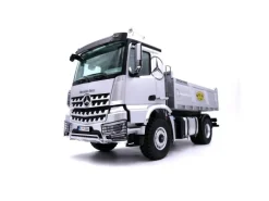 Fm-electrics FM_EMBA4x4KMercedes-Benz Arocs 4x4 Kipper LKW 1:14 RTR Metall, elektro silber
