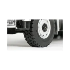 Fm-electrics FM_EMBA6x6K-siMercedes-Benz Arocs 6x6 Kipper LKW 1:14 RTR Metall, elektro silber