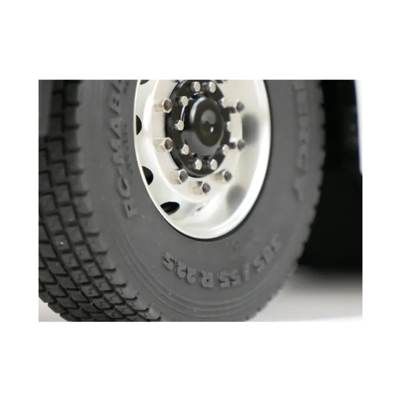 Fm-electrics FM_MBA6x6ECO-WBMercedes-Benz Arocs 6x6 Hydraulikkipper RTR 1:14 Eco-Line weiß-blau