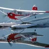FMS FMS106PF-REFPiper J3 Cub V4 Leichtflugzeug 1400mm PNP inkl. Schwimmer inkl. Reflex Gyro System