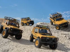 FMS FMS12482RTRYLFCX24M Land Rover Defender 110 1:24 Camel Trophy Edition RTR