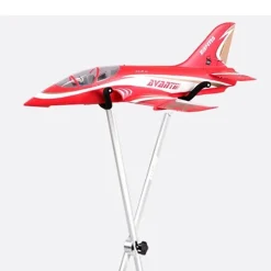 FMS XSTANDV2Aluminium Modellständer X für Modellflugzeuge, silber