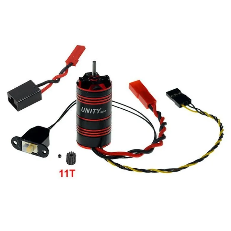 Furitek FUR2575Unity Pro 3500KV 2in1 Micro FOC Brushless System für TRX-4M