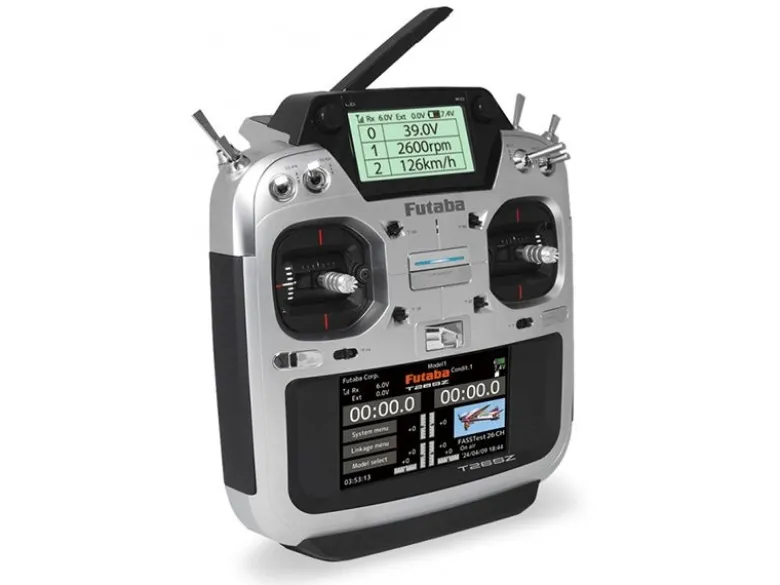 Futaba FP05003226-3T26SZ 26-Kanal FASSTest Fernsteuerung mit Empfänger R7214SB inkl. LiPo Senderakku