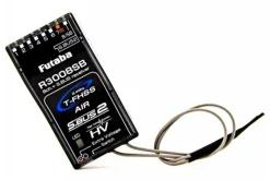 Futaba 01000676R3008SB 2,4 GHz T-FHSS 8-Kanal-Empfänger mit Telemetrie