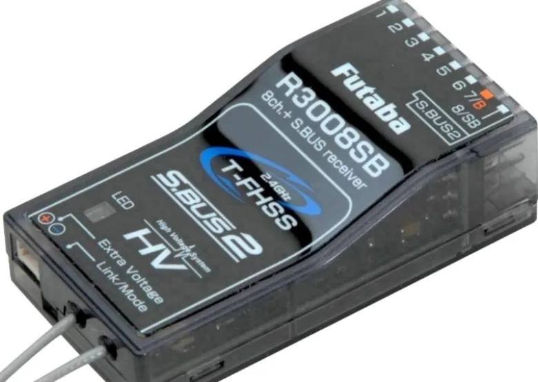Futaba 01000098T6K V3S 8-Kanal Fernsteuerung 2.4GHz T-FHSS +R3008SB - M2