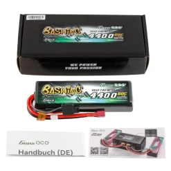 Gens ace GEA442S60DGTBashing G-Tech LiPo-Akku 4400mAh 7.4V 2S1P 60C, T-Stecker