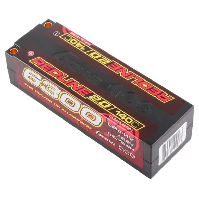 Gens ace GEA63004S14D5HV LiPo Redline 2.0 Serie 6300 mAh 15,2 V 140C 4S1P Hardcase