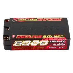 Gens ace GEA53002S14D5Redline Lipo HV 2.0 Series 5300mAh 7.6V 140C 2S2P Hardcase