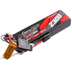 Gens ace GEA232S35E2GTG-tech Lipo Akku 2300mAh 2S 35C 7.4V Softcase, iEC2-Stecker passend für Arrma Grom Serie