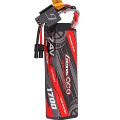 Gens ace GEA172S35E2GTG-tech Lipo Akku 1700mAh 2S 35C 7.4V Hardcase, iEC2-Stecker passend für Arrma Grom Granite Typhon Mojave+Losi Nascar