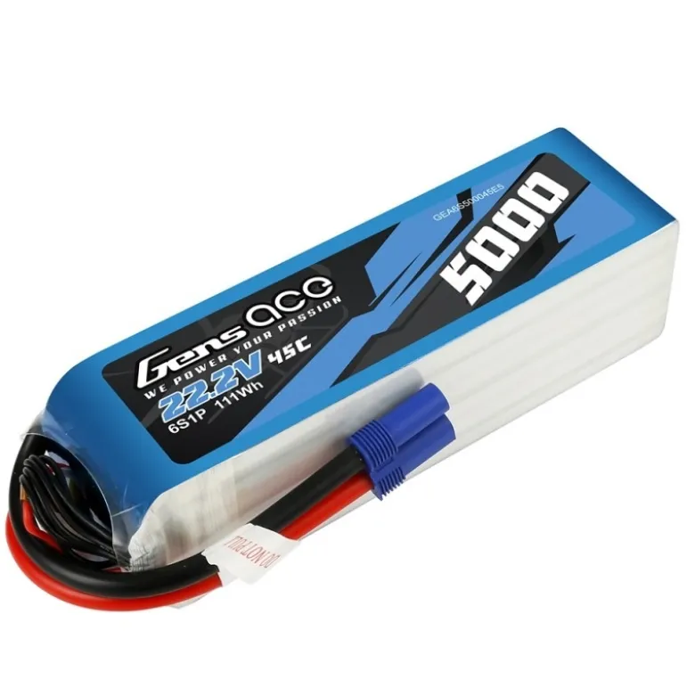Gens ace GEA6S500045E5Lipo Akku 5000mAh 22.2V 45C 6S1P mit EC5 Stecker