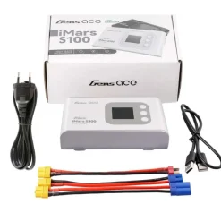 Gens ace GEAS100-EWiMars S100 G-Tech AC Balance RC Akkuladegerät, Weiß AC-100-240V