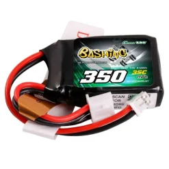 Gens ace GEA3502S35JSTLiPo Akku 350mAh 2S 7.4V 35C, mit JST-PHR Stecker Micro-b Micro-T Arrma Losi 1/24