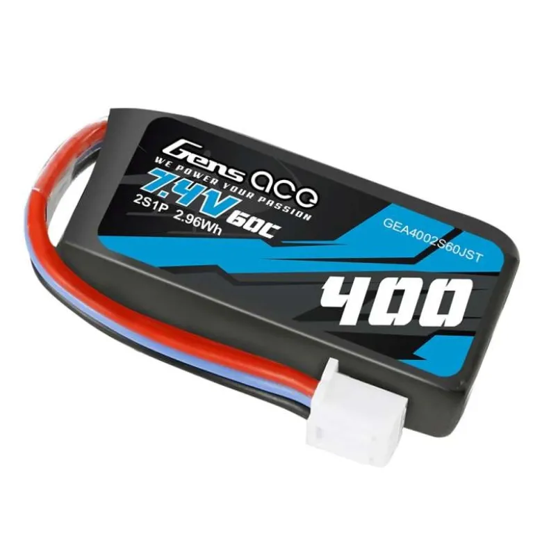 Gens ace GEA4002S60JSTLipo Akku 400 mAh 7,4 V 60C 2S1P mit JST-Stecker