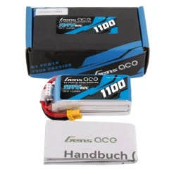 Gens ace GEA113S60X3FLiPo-Akku 1100mAh 11.4V 3S1P 60C, XT30-Stecker
