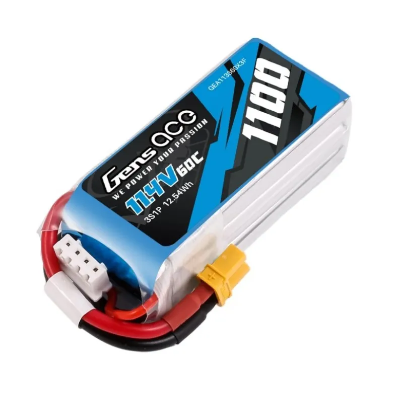 Gens ace GEA113S60X3FLiPo-Akku 1100mAh 11.4V 3S1P 60C, XT30-Stecker