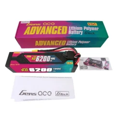 Gens ace GEA624S10X9GTHV Lipo-Akku G-Tech Advanced 6200mAh 15,2V 100C 4S - XT90 für Traxxas WideMaxx, Maxx Slash, X-Maxx & XRT