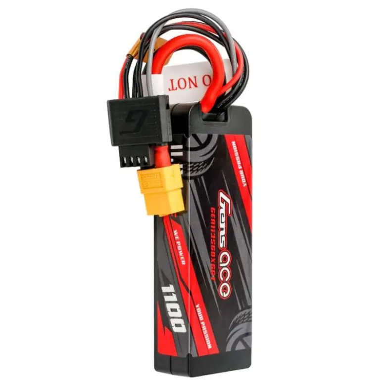Gens ace GEA113S60X6GTLiPo-Akku G-Tech 1100mAh 11.1V 3S1P 60C GRP-76, XT60-Stecker
