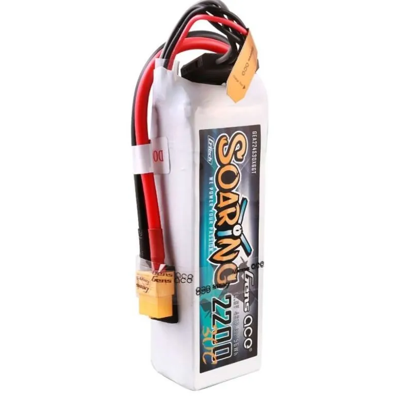 Gens ace GEA224S30X6GTSoaring LiPo Akku 2200mAh 14.8V 30C XT60-Stecker - G-Tech