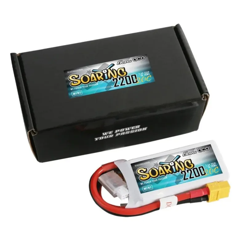 Gens ace GEA22002S20X6Soaring LiPo-Akku 2200mAh 2S 20C 7.4V - mit XT60-Stecker