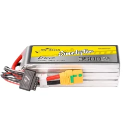 Gens ace TAA35006S15X9Tattu LiPo Akku 22.2V 3500mAh 150C 6S1P, Softcase XT90 Konzipiert für den 'Cinelifter X8'