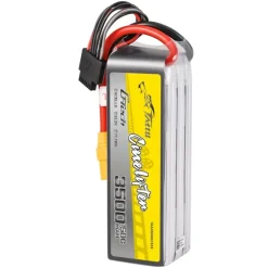 Gens ace TAA35006S15X9Tattu LiPo Akku 22.2V 3500mAh 150C 6S1P, Softcase XT90 Konzipiert für den 'Cinelifter X8'