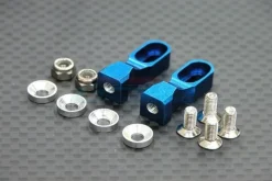 GPM GPMTT024BAluminium Servobefestigung für Tamiya TT01 - blau